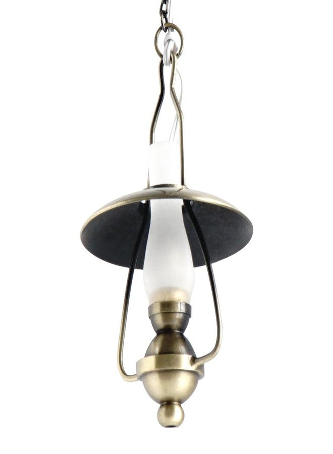 Waldosia 1:12 Scale Miniature LED Ceiling Light - Claire Style Dollhouse Fixture for Mini Rooms, Booknook or Dioramas (Brass) - Image 2